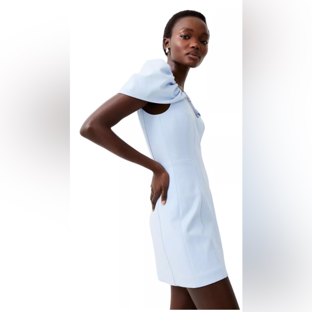 French Connection Light Blue Women's Mini Dress, Never Worn